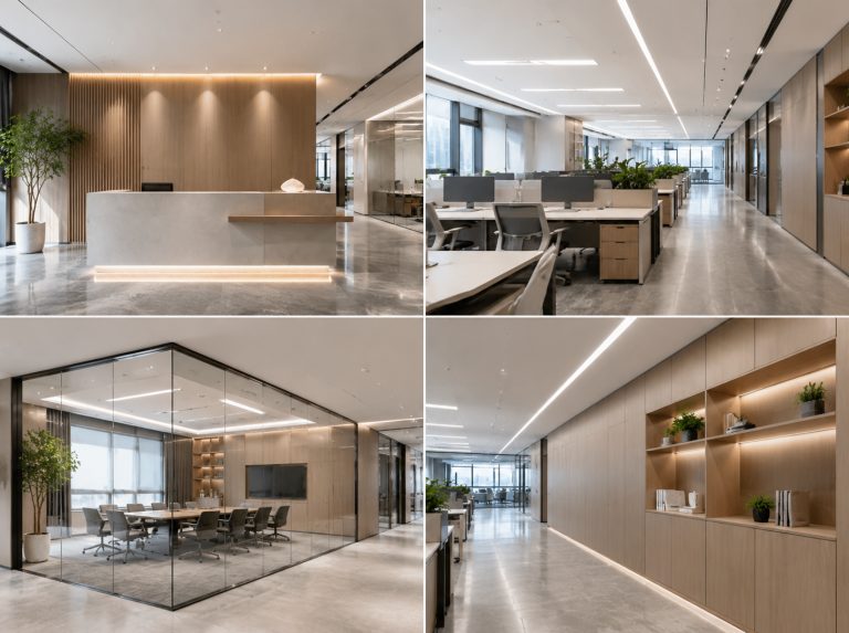 荣县企业办公楼全案设计装修